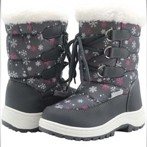 Toddler Girls Insulated Fur Winter Snow boots